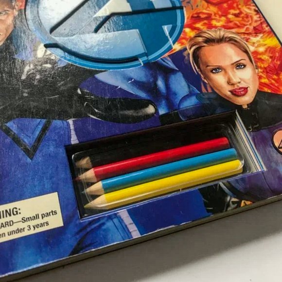 💚 2 for $20 💚 Fantastic 4 - Stencil Activity Book Hardcover - Picture 4 of 14